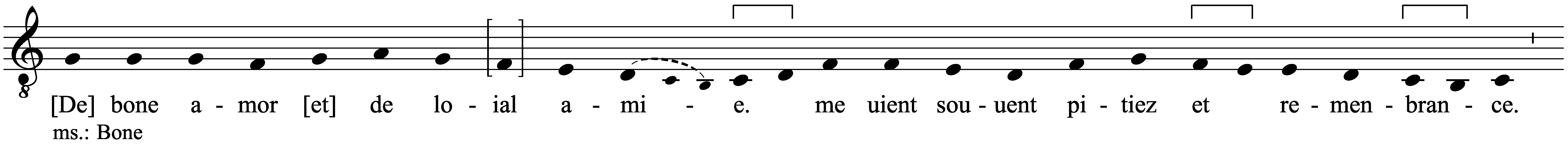 Work musical notation